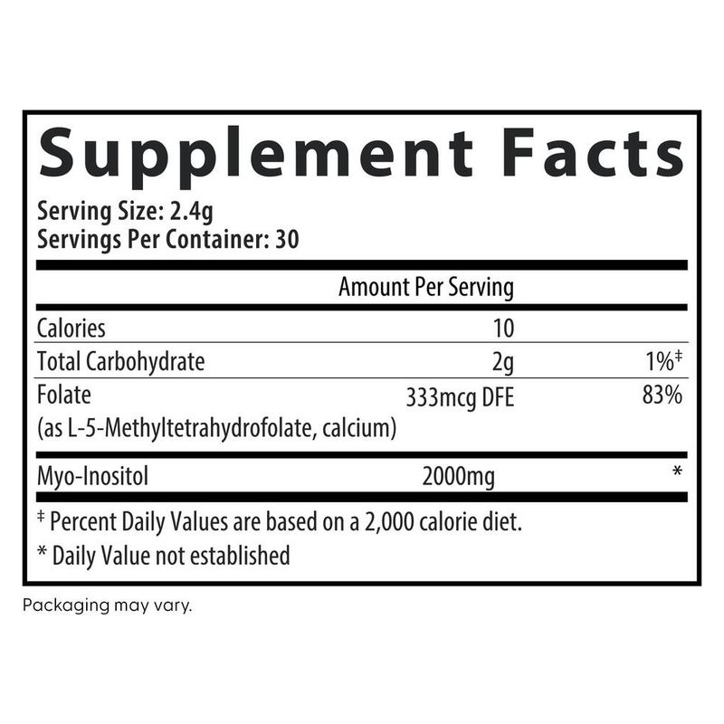Myo-Folate Drink Mix for Fertility (30 Packets)