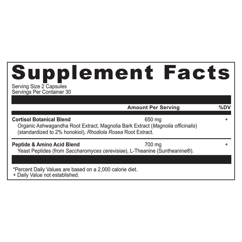 Active Peptides Cortisol Support (60 Capsules)