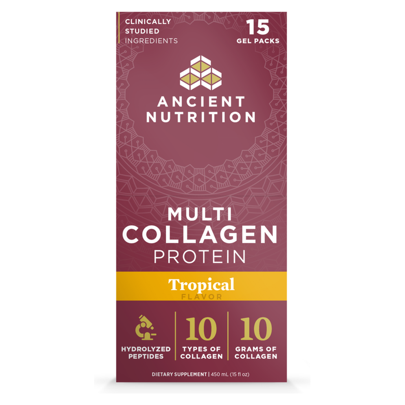 Multi Collagen Protein Gel Packs, Tropical (15 Count)