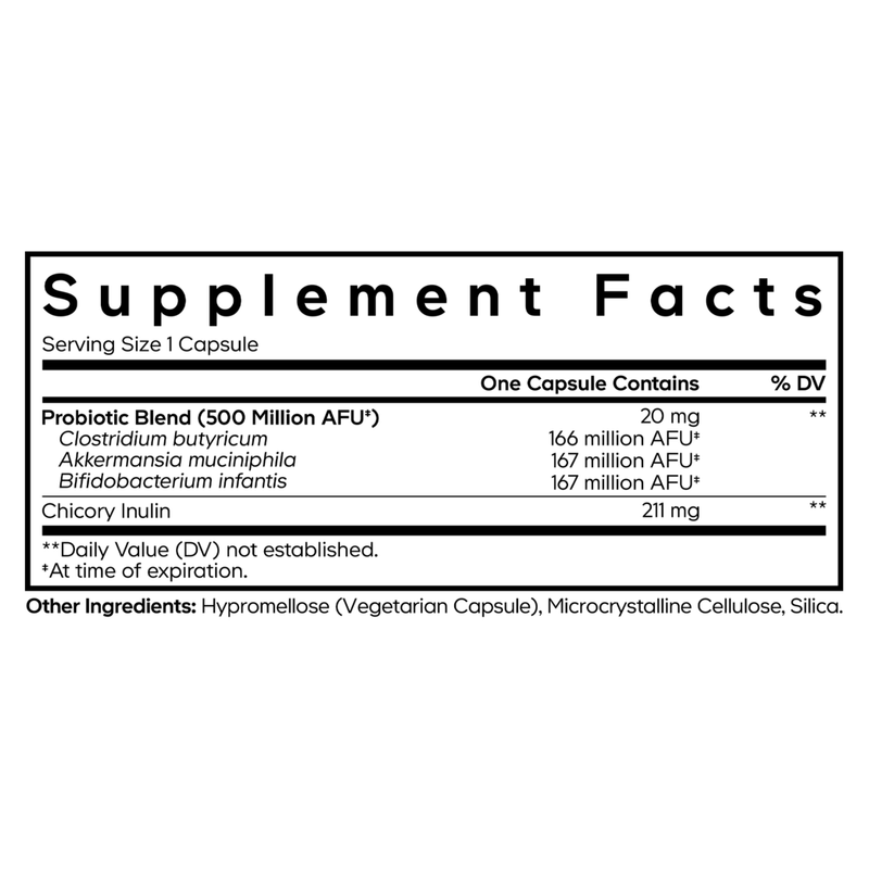 GLP-1 Probiotic+ (30 Capsules)