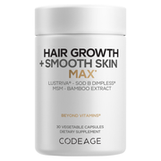 Hair Growth + Smooth Skin MAX (30 Capsules)