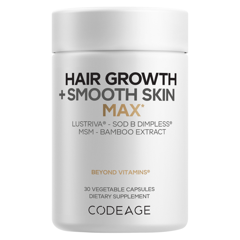 Hair Growth + Smooth Skin MAX (30 Capsules)