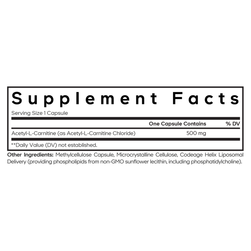 Liposomal Acetyl L-Carnitine+ (90 Capsules)