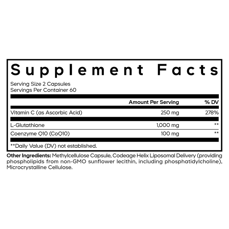 Liposomal Glutathione+ 1000 mg (120 Capsules)