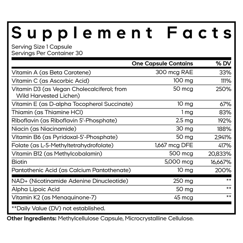 Multivitamin NAD+ (30 Capsules)