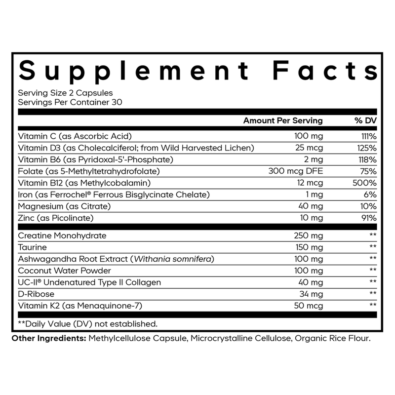 Teen Athlete Multivitamin+ (60 Capsules)