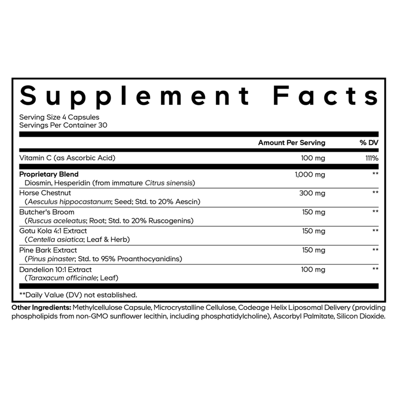 Veins Vitamins+ (120 Capsules)