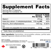 B-Heme Iron SAP (60 Capsules)
