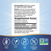 Skullcap Herb (100 Capsules) — Supplement Facts
