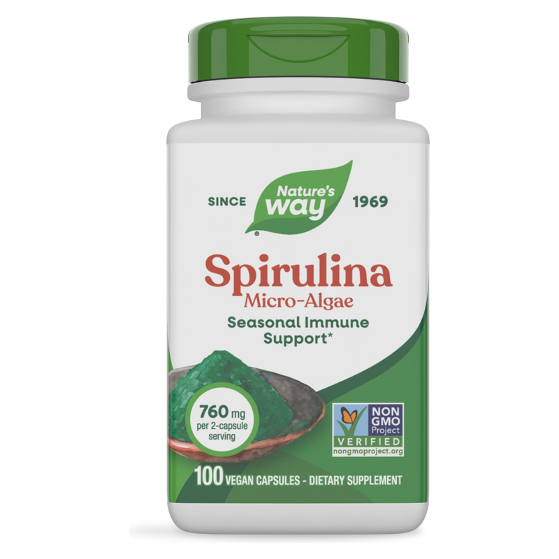 Spirulina Micro-Algae (100 Capsules) — Nature's Way