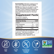 Valerian Root (100 Capsules) — Supplement Facts
