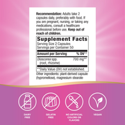 Wild Yam Root (100 Capsules) — Supplement Facts