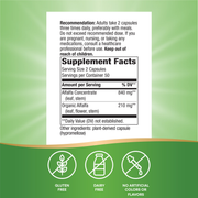 Alfa-Max® Concentrate (100 Capsules) — Supplement Facts