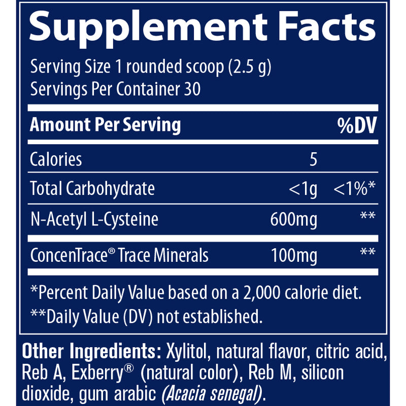 NAC Powder (600 mg) (30 Servings)