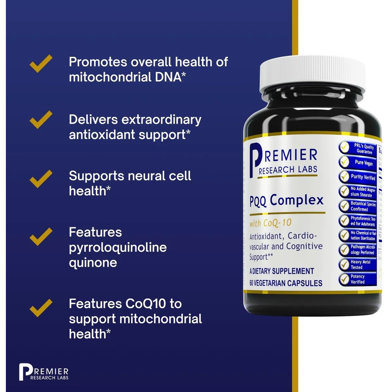 PQQ Complex with CoQ10 (60 Capsules)