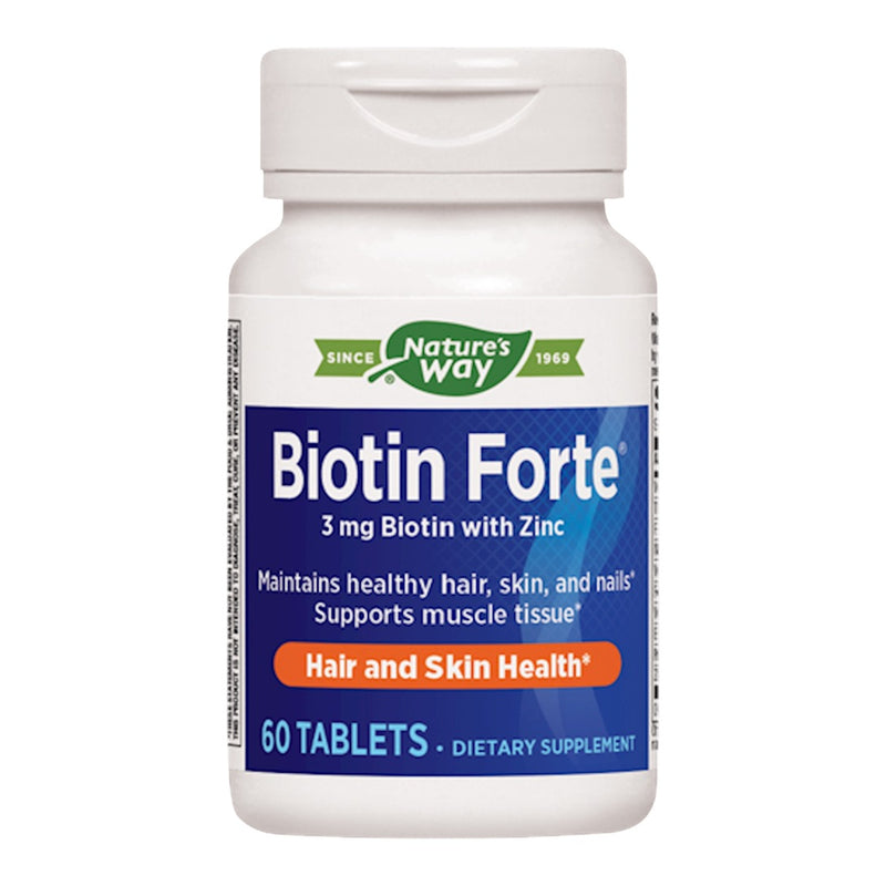 Biotin Forte® 3mg with Zinc (60 Tablets)