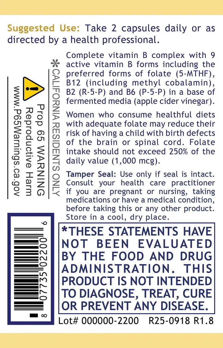 Complete B Capsules (60 Capsules)