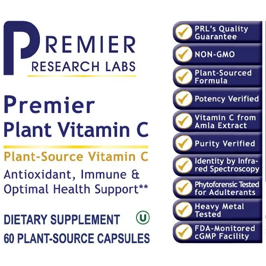 Premier Plant Vitamin C (60 Capsules)