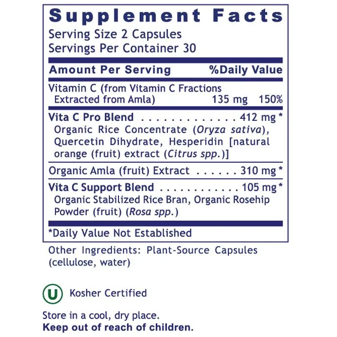 Premier Plant Vitamin C (60 Capsules)