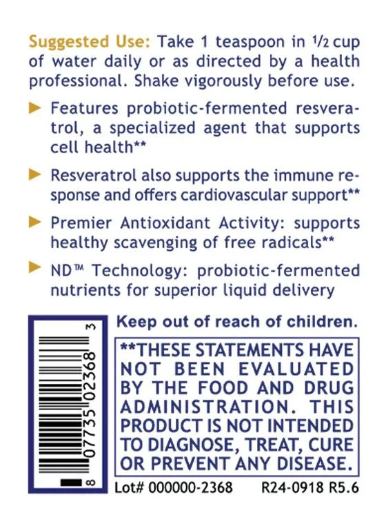 Resveratrol (8 Fluid Ounces)