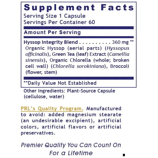 Hyssinol (60 Capsules)