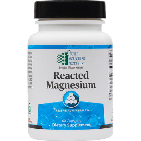 Ortho Molecular Products - Reacted Magnesium - 60 Capsules 