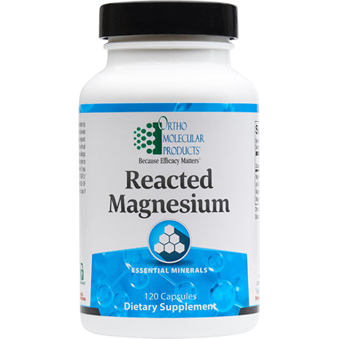 Ortho Molecular Products - Reacted Magnesium - 120 Capsules 