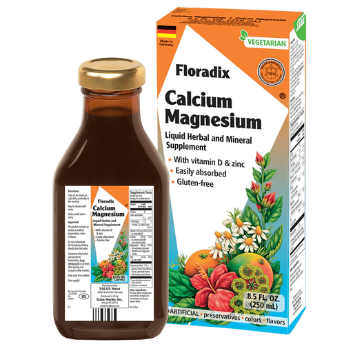Floradix Calcium and Magnesium Liquid (8.5oz)-Vitamins & Supplements-Salus-Pine Street Clinic
