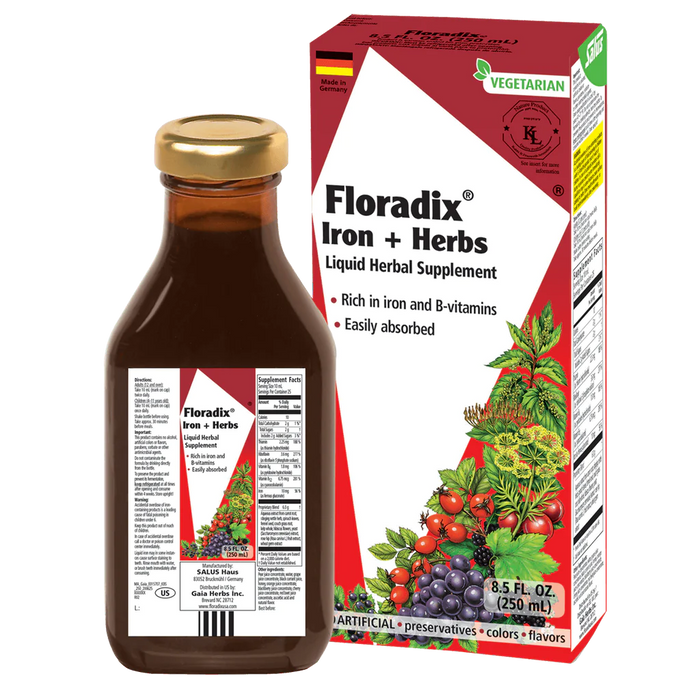Floradix Iron + Herbs-Vitamins & Supplements-Salus-250 mL (8.5 ounces)-Pine Street Clinic