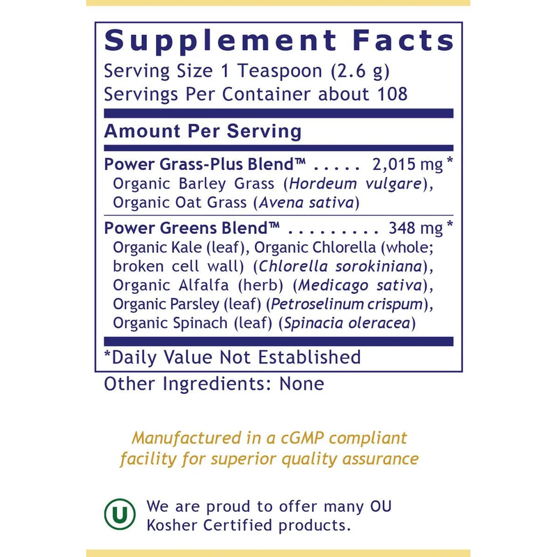 Organic Greens (10 Ounce Powder)