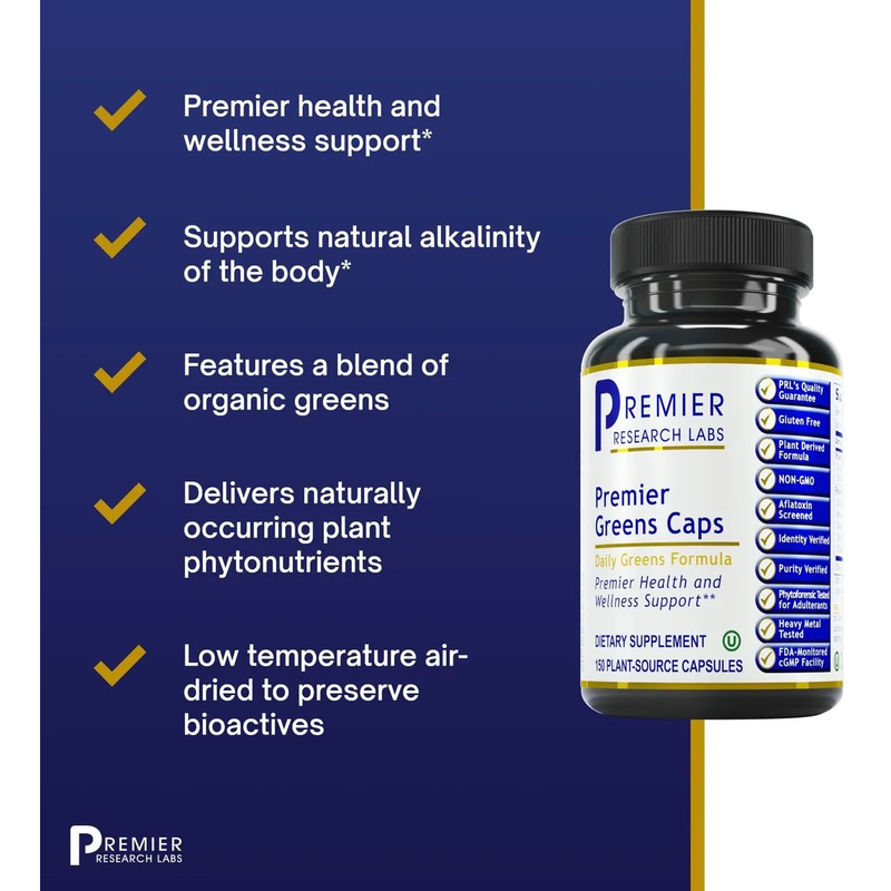 Premier Greens Caps (150 Capsules)