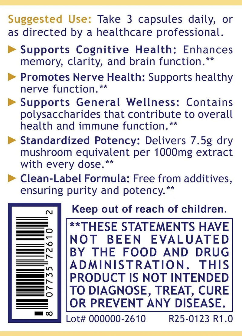 Lion's Mane (90 caps/bottle