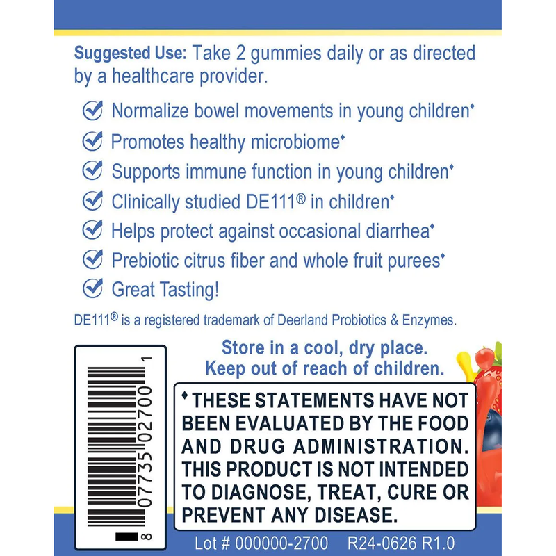 Fruit Buddies Probiotic (60 Gummies)