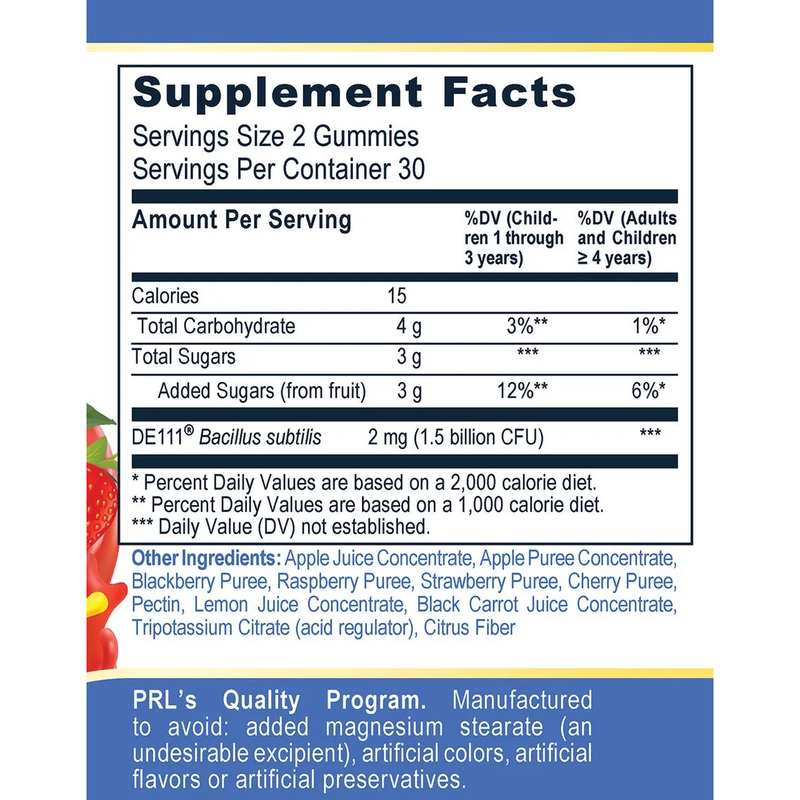 Fruit Buddies Probiotic (60 Gummies)