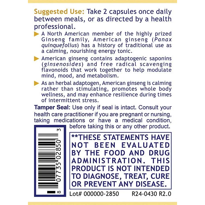 American Ginseng (60Caps)