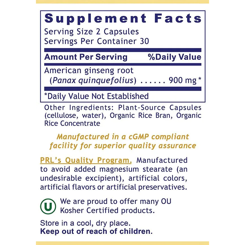 American Ginseng (60Caps)