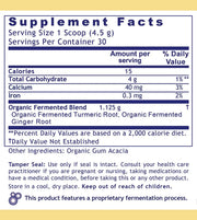 Fermented Turmeric (4.7 oz/bottle) Powder