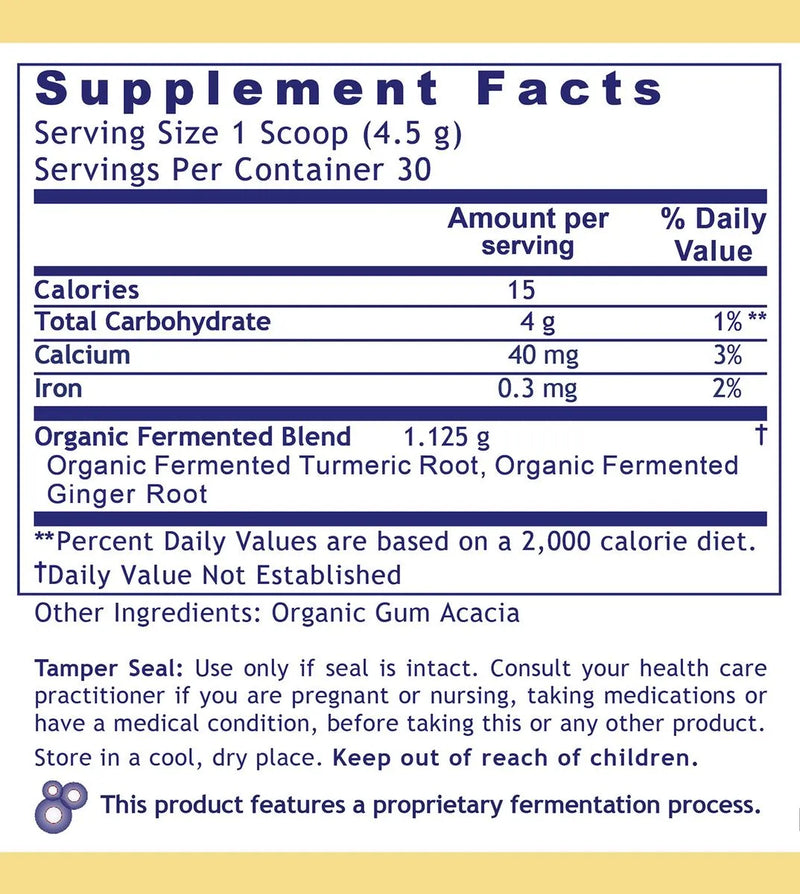 Fermented Turmeric (4.7 oz/bottle) Powder