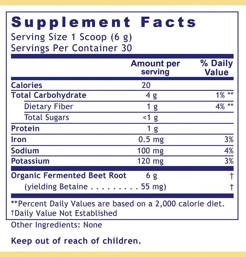 Fermented Beets (6.3 oz/bottle) Powder