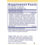 Probiotic Fermented Greens (150 Capsules)