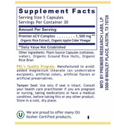 Apple Cider Vinegar (150 Capsules)