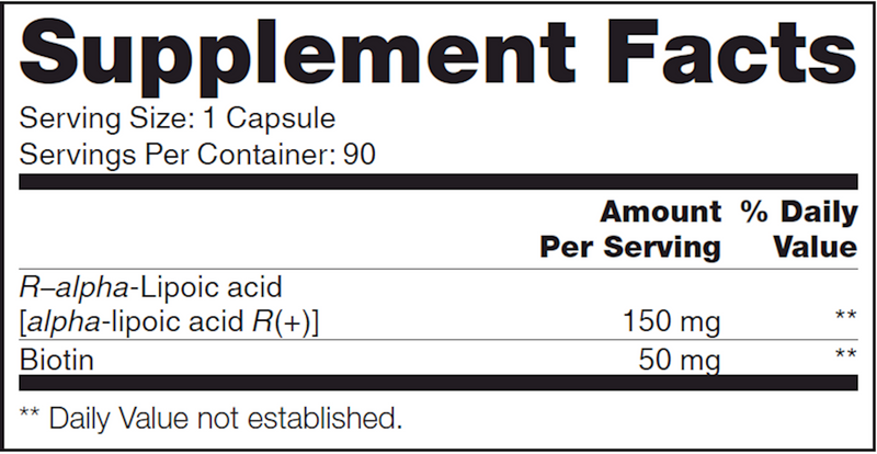 ALA R+ SAP (90 Capsules)