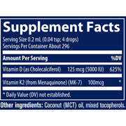 Ionic Vitamin D3 + K2 (2 Fluid Ounces)