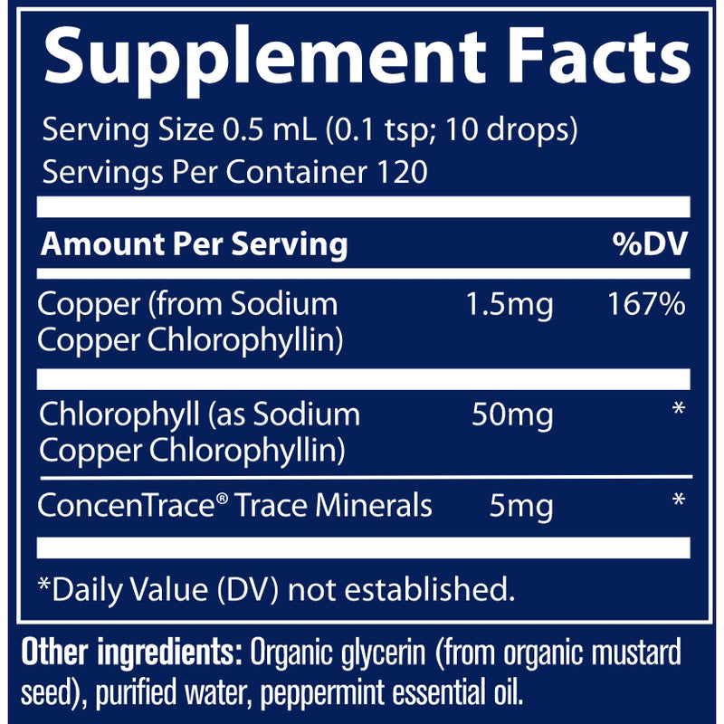 Ionic Chlorophyll Liquid (2 Fluid Ounces)