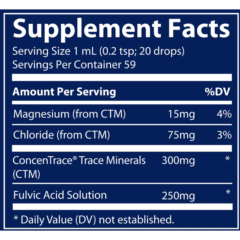 Ionic Fulvic Acid (250 mg) (59 ml)