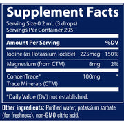 Ionic Iodine from Potassium Iodide (2 Ounce Liquid)