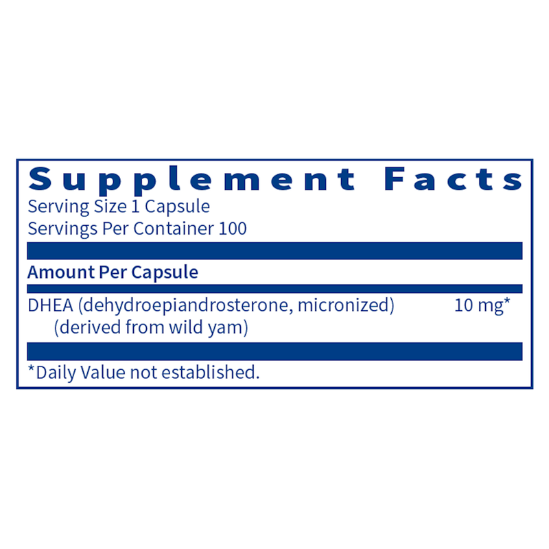 DHEA 10mg (100 Capsules)