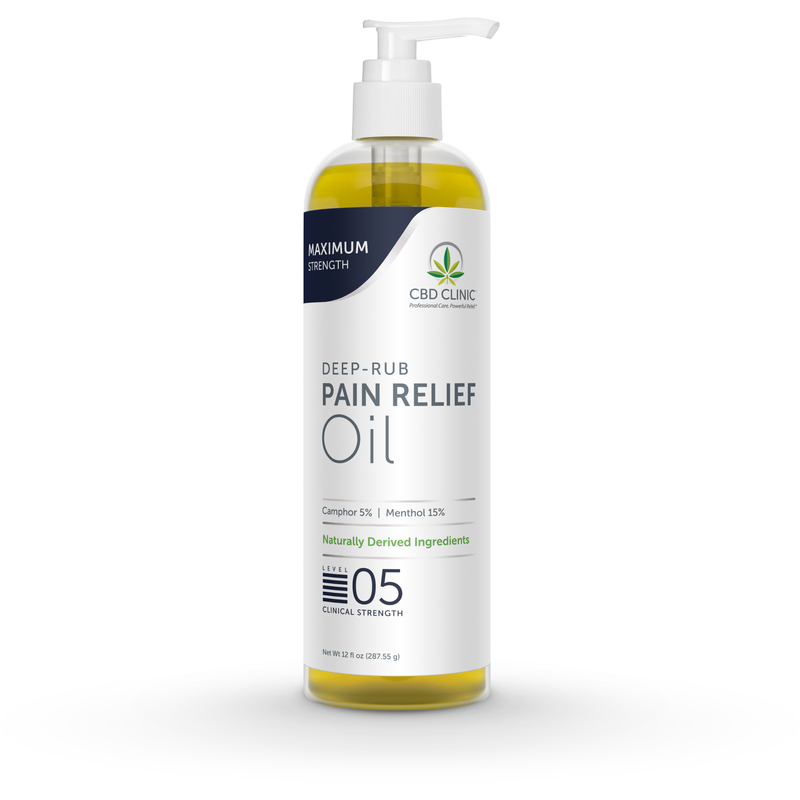 Level 5 Deep-Rub Pain Relief Oil (12 Ounces)