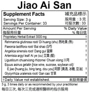 Jiao Ai San Extract Powder (100 Grams)