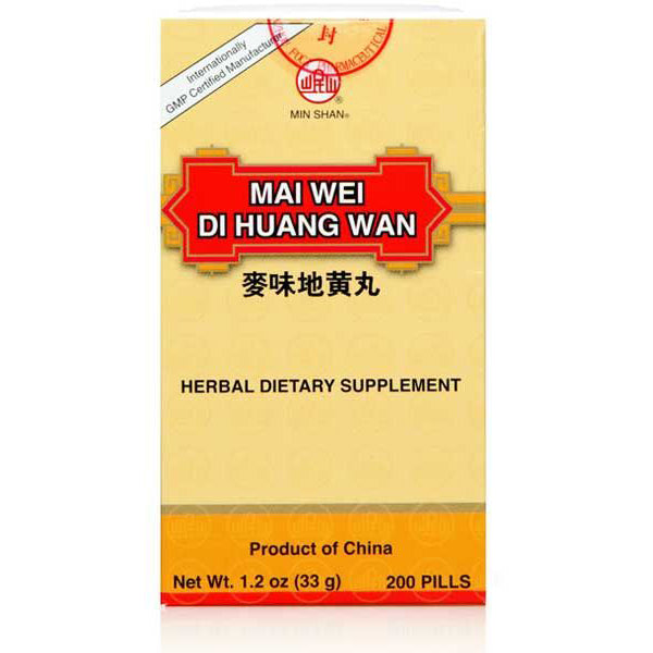 Mai Wei Di Huang Wan (200 Pills)